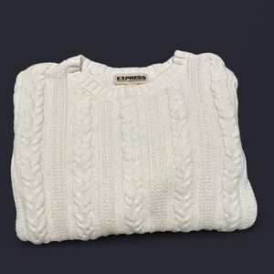 Y2K Express Precision Fit Cable Knit Sweater